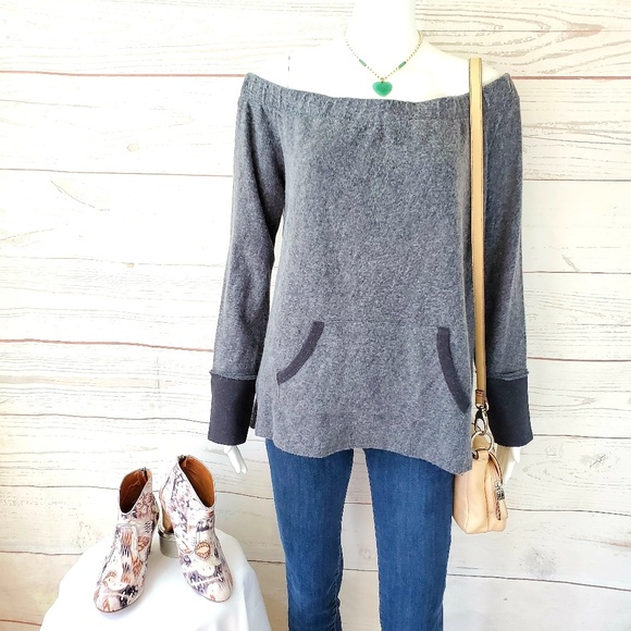 Anthropologie Sweaters - Anthropologie Lazy Sunday off shoulder sweater